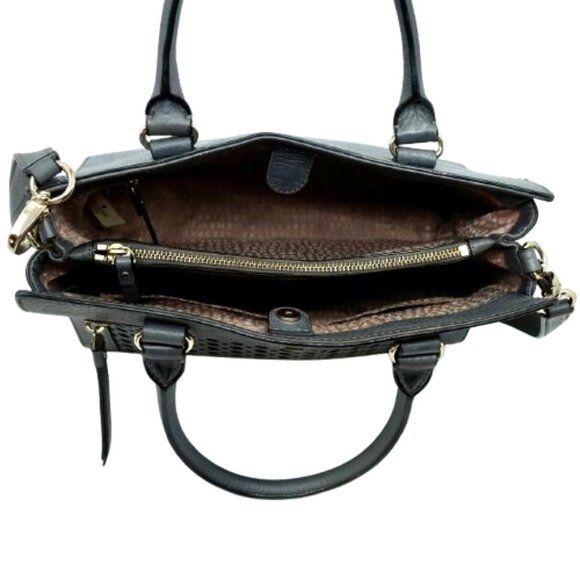 KATE SPADE~Perry Lane Romy~LEATHER SATCHEL 3 COMPARTMENT CROSSBODY BAG - Picture 6 of 6